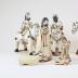 White and Black Nativity (Nacimiento) (8 pieces)