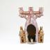 3 Candle Candelabra Nativity