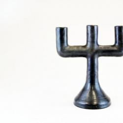 Barro Negro 3 Candle Candelabra