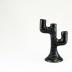 Black Clay Candelabra