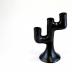 Black Clay Candelabra