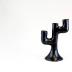 Black Clay Candelabra