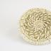 Tohono-O’Odham Flat, Round Basket with Yucca Flower Pattern