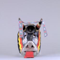 Guatemalan Wooden Bull Mask
