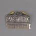 Indian Parcel-Gilt Silver Comb