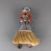 Yagua Doll with Straw Dress and Beads