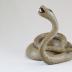 Ceramic Coiled Rattlesnake